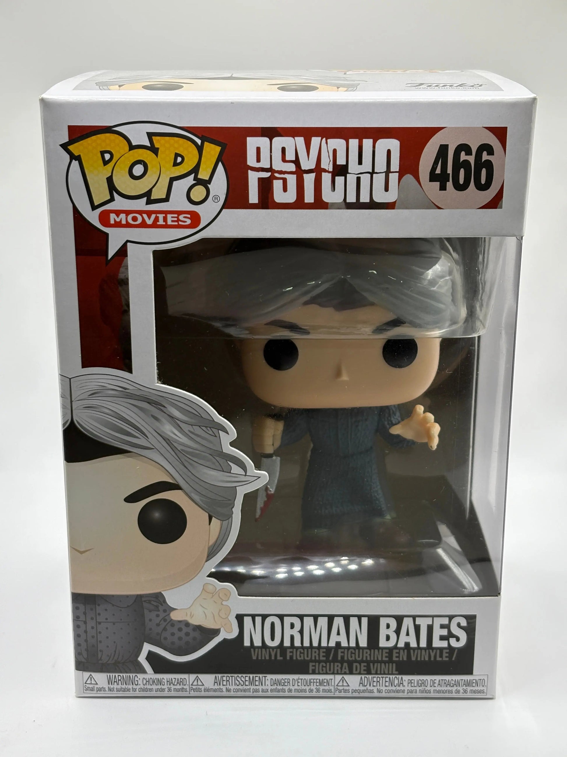 Funko POP! Movies Psycho #466 Norman Bates FRENLY BRICKS - Open 7 Days