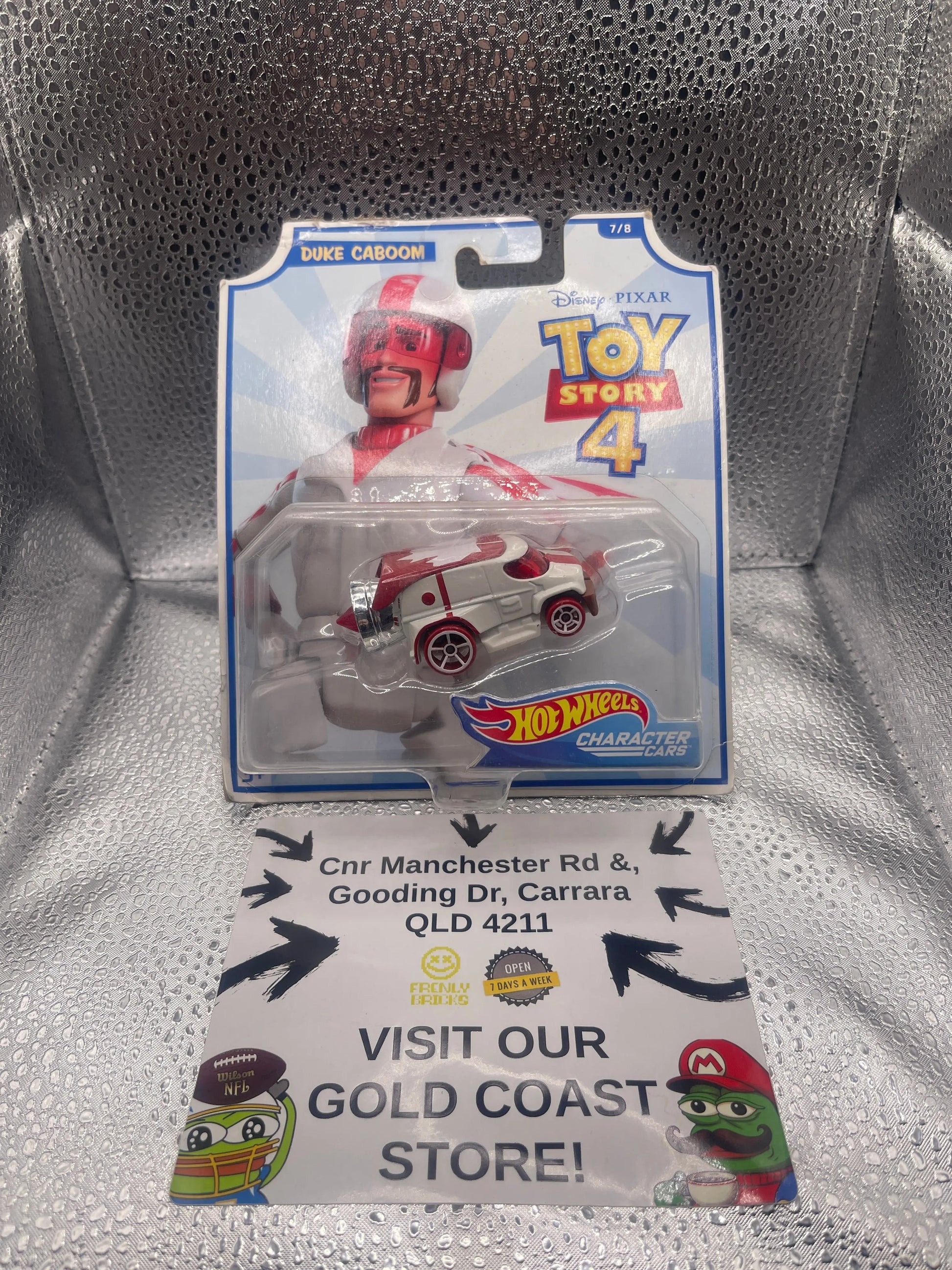 DISNEY PIXAR TOY STORY 4 HOT WHEELS COLLECTOR CHARACTER CARS DUKE CABOOM FRENLY BRICKS - Open 7 Days