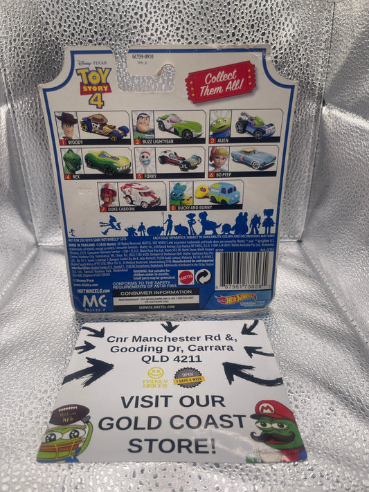 DISNEY PIXAR TOY STORY 4 HOT WHEELS COLLECTOR CHARACTER CARS DUKE CABOOM FRENLY BRICKS - Open 7 Days