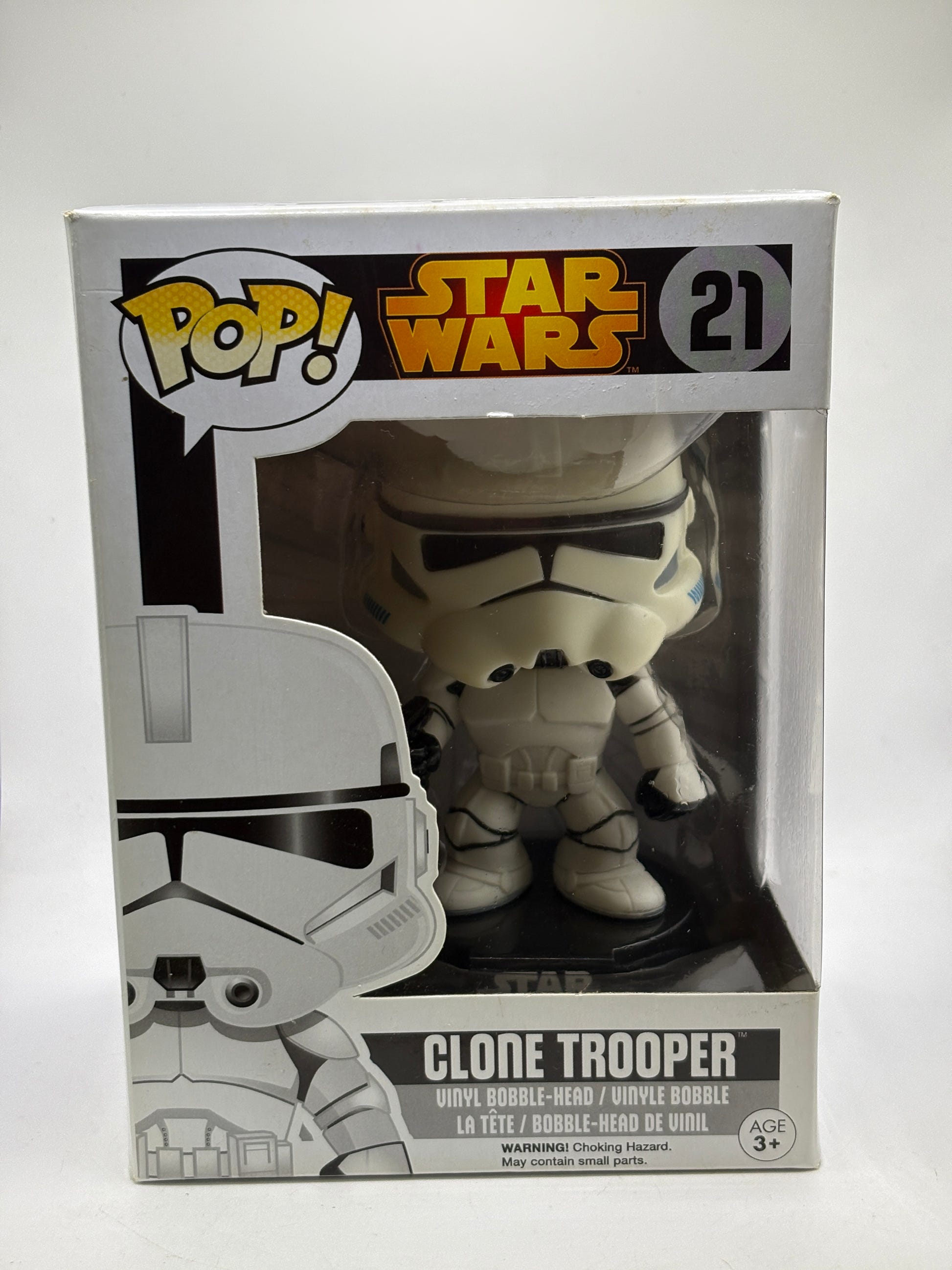 Funko POP! Star Wars #21 Clone Trooper Vinyl Bobble-Head (1) image 1