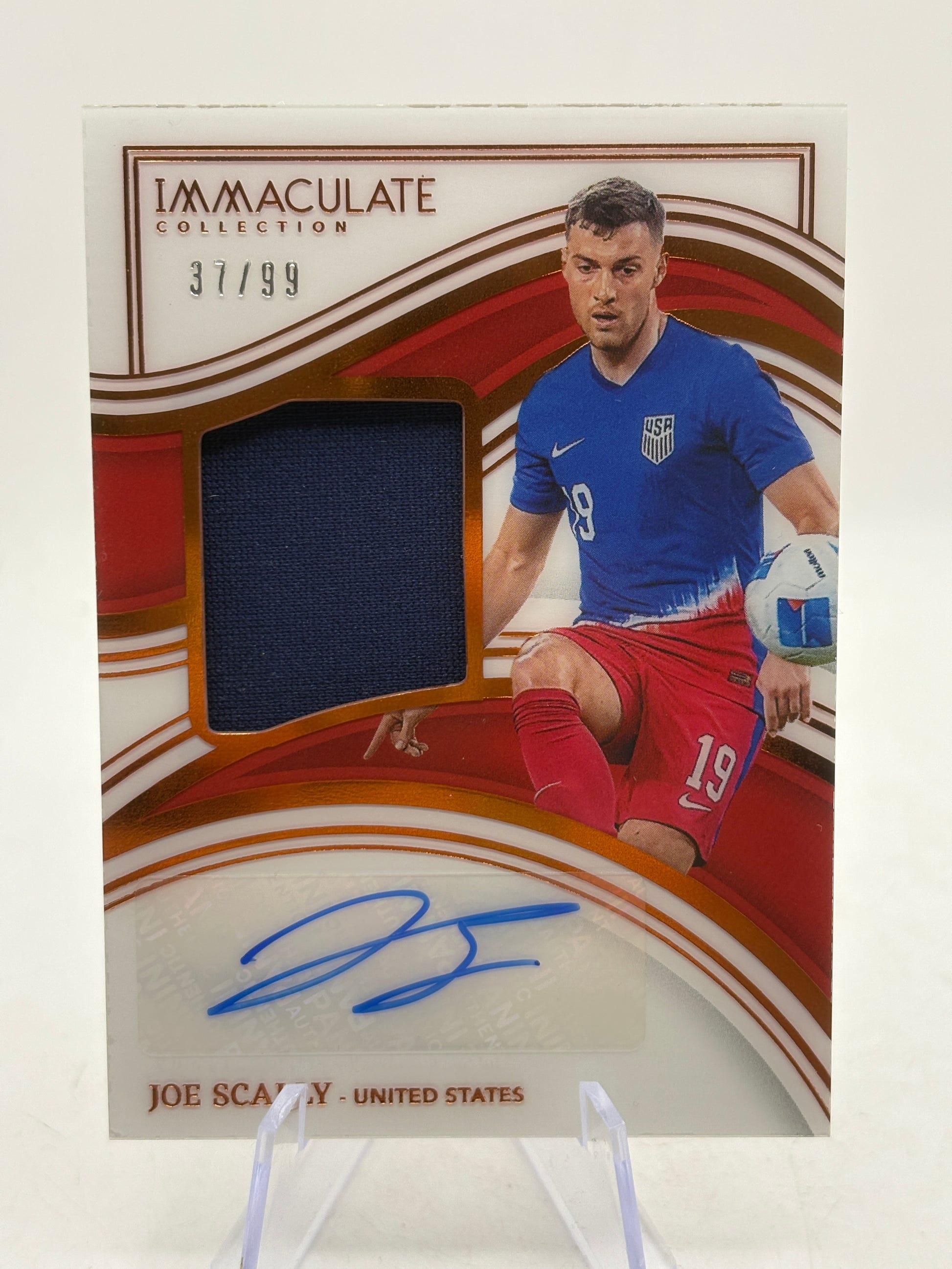 2023-24 Panini Immaculate Collection Soccer - Joe Scally Auto Patch /99 FRENLY BRICKS - Open 7 Days image 1