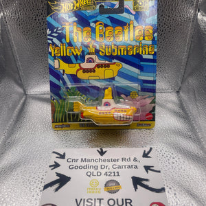 2025 Hot Wheels Premium Pop Culture The Beatles Yellow Submarine FRENLY BRICKS - Open 7 Days