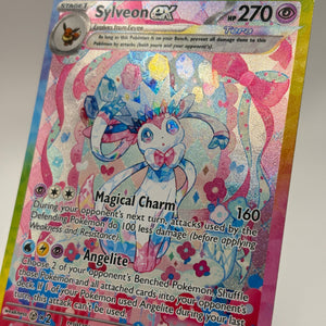 Pokemon TCG Prismatic Evolution - Sylveon EX 156/131 Special Illustration Rare NM FRENLY BRICKS - Open 7 Days