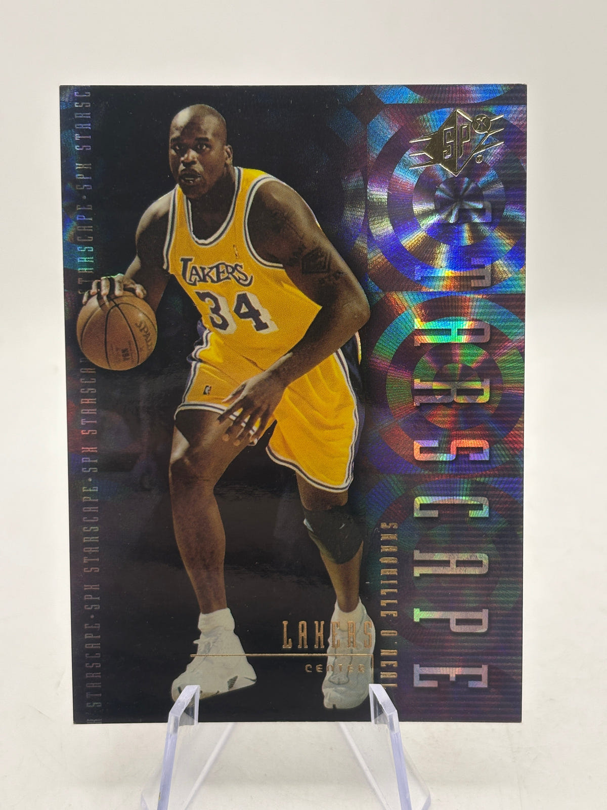 Shaquille O'Neal 1999-00 Upper Deck SPx Starscape Insert FRENLY BRICKS - Open 7 Days image 1