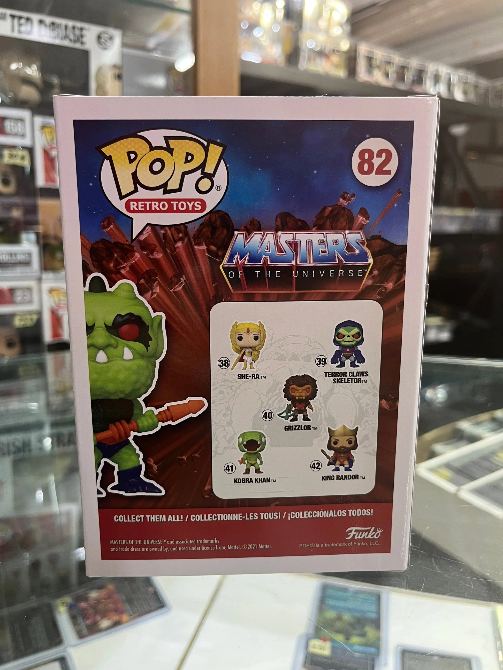 Funko POP Retro Toys - MOTU - Whiplash (2021 Virtual Funkcon Exclusive) FRENLY BRICKS - Open 7 Days