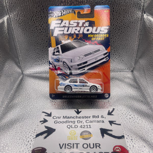 Hot Wheels Fast and Furious HW Decades of Fast Volkswagen Jetta MK3 4/5 FRENLY BRICKS - Open 7 Days