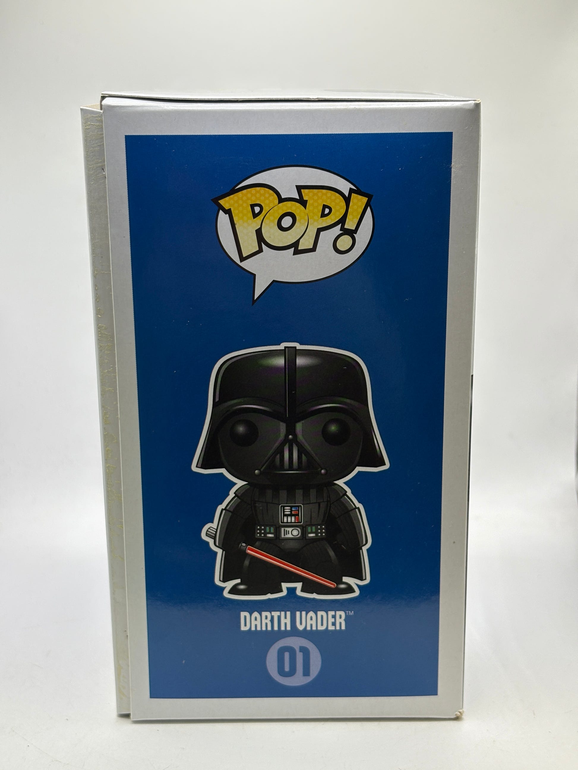 Funko POP! Star Wars #01 Darth Vader Chrome Vinyl Bobble-Head Box DMG image 4