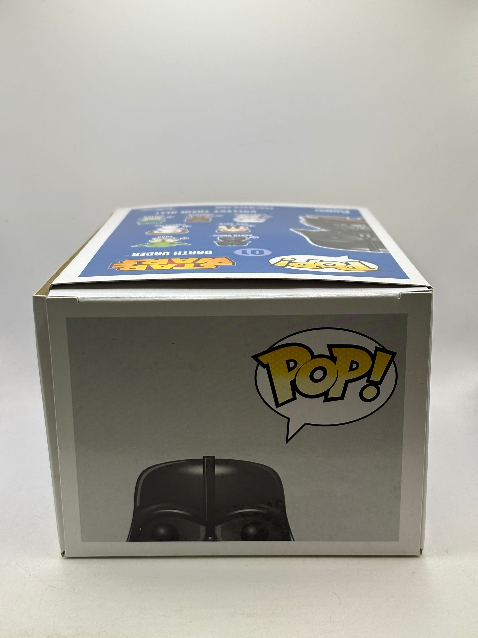 Funko POP! Star Wars #01 Darth Vader Chrome Vinyl Bobble-Head Box DMG image 5
