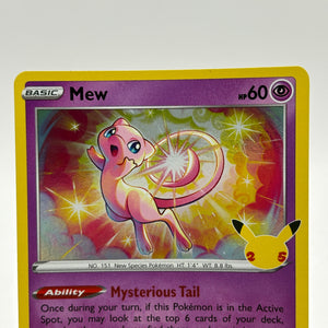 Pokemon TCG Celebrations - Mew 011/025 Rare LP *slight bend FRENLY BRICKS - Open 7 Days
