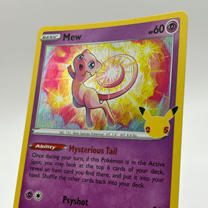 Pokemon TCG Celebrations - Mew 011/025 Rare LP *slight bend FRENLY BRICKS - Open 7 Days
