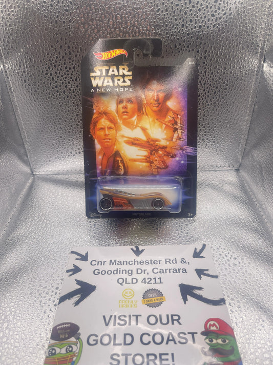 Hot Wheels Star Wars A New Hope Motoblade 4/8 FRENLY BRICKS - Open 7 Days