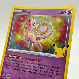 Pokemon TCG Celebrations - Mew 011/025 Rare Holo LP *slight bend (1) FRENLY BRICKS - Open 7 Days