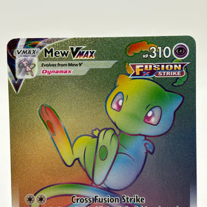 Pokemon TCG Fusion Strike - Mew VMAX 268/264 Ultra Rare Rainbow LP FRENLY BRICKS - Open 7 Days