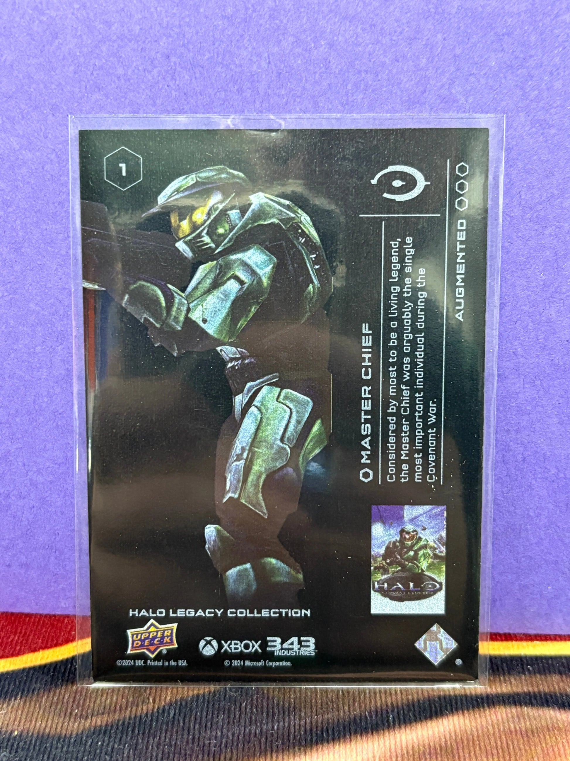 2024 Upper Deck Halo Legacy Collection Augmented /699 Master Chief #1 FRENLY BRICKS - Open 7 Days