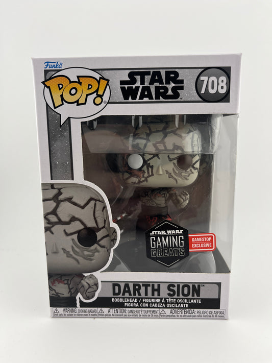 Funko POP Games Star Wars Legend Darth Sion 708 Gaming Greats GameStop Exclusive FRENLY BRICKS - Open 7 Days