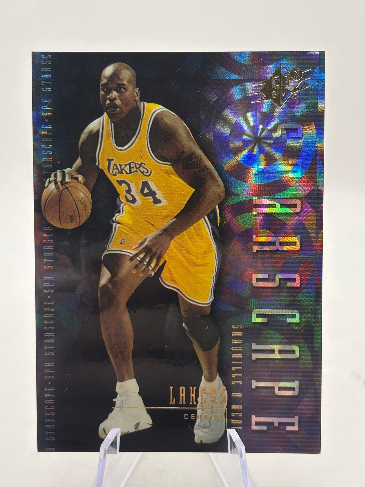 Shaquille O'Neal 1999-00 Upper Deck SPx Starscape Insert FRENLY BRICKS - Open 7 Days image 1