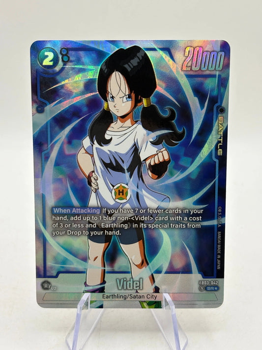 Dragon Ball Super Fusion World - Videl FB03-042 SR Alternate Art FRENLY BRICKS - Open 7 Days