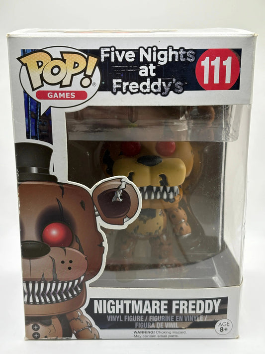 Funko POP! Games Five Nights at Freddys #111 Nightmare Freddy FRENLY BRICKS - Open 7 Days