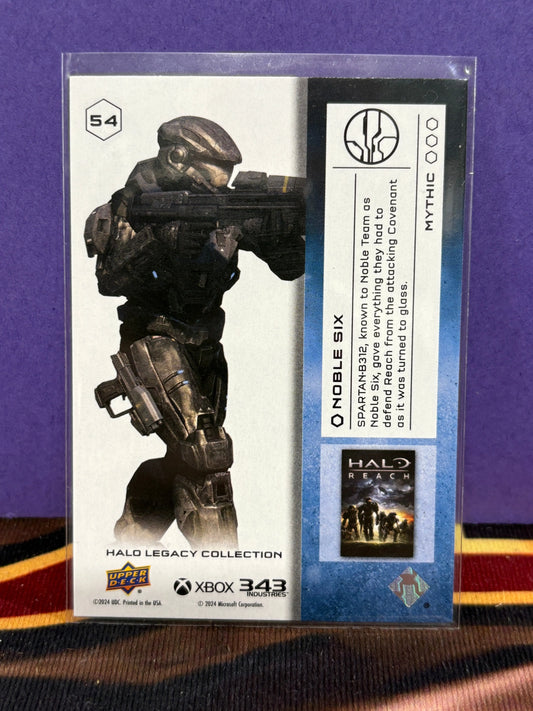 2024 Upper Deck Halo Legacy Collection Mythic Noble Six #54 NM FRENLY BRICKS - Open 7 Days