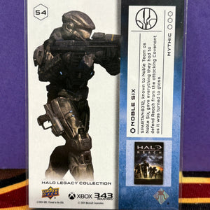2024 Upper Deck Halo Legacy Collection Mythic Noble Six #54 NM FRENLY BRICKS - Open 7 Days