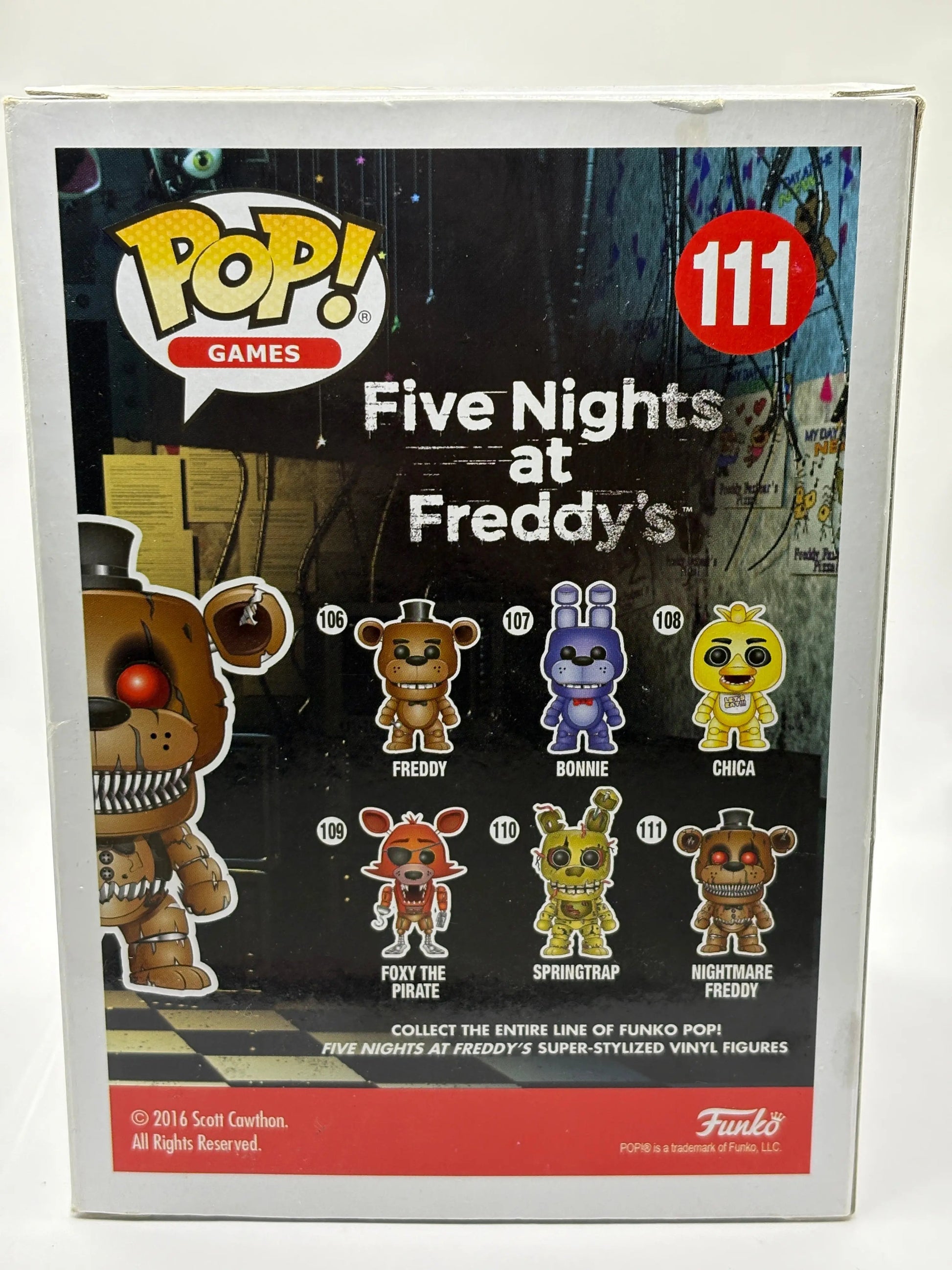 Funko POP! Games Five Nights at Freddys #111 Nightmare Freddy FRENLY BRICKS - Open 7 Days
