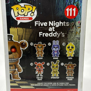 Funko POP! Games Five Nights at Freddys #111 Nightmare Freddy FRENLY BRICKS - Open 7 Days