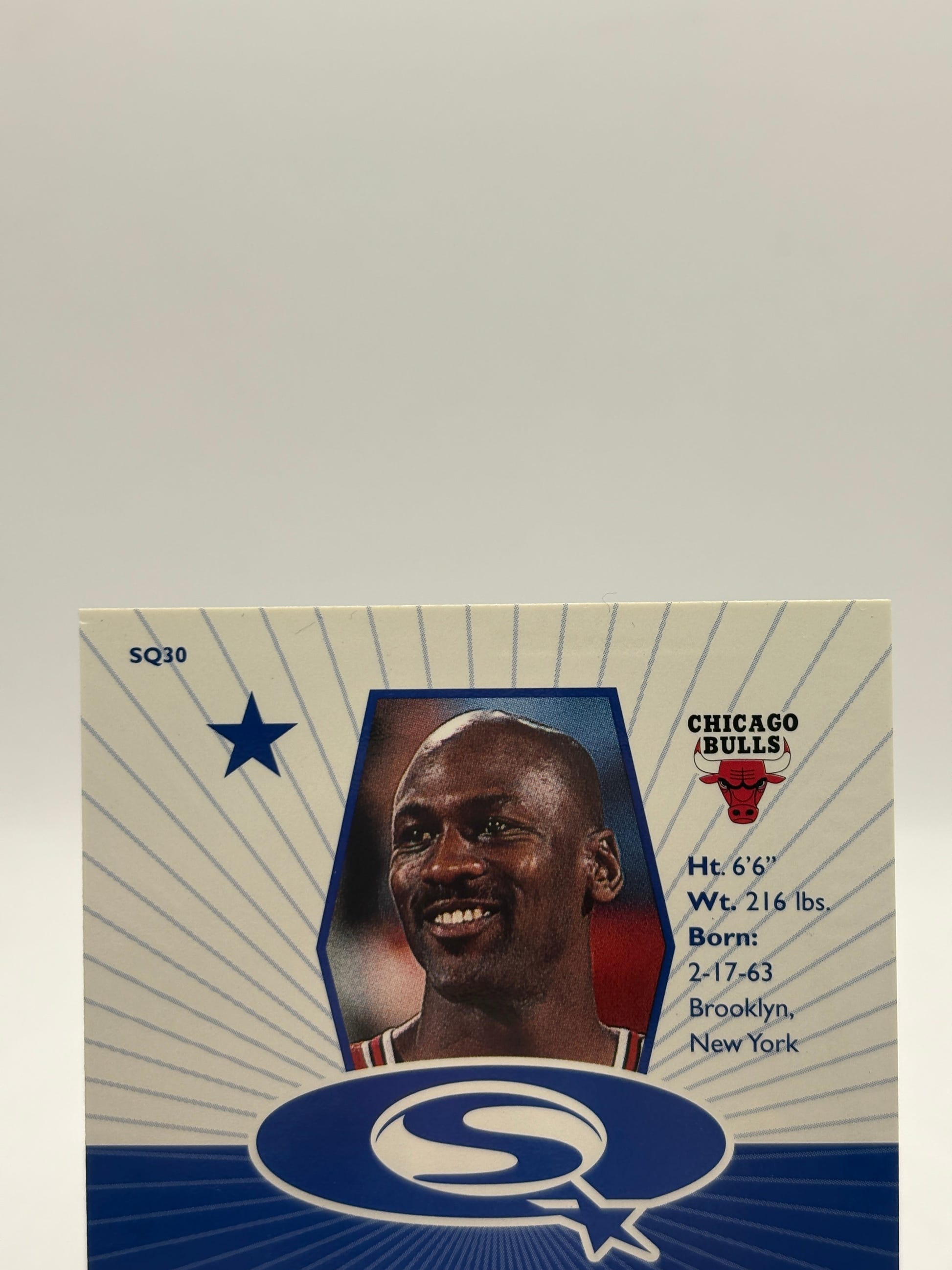 1998-99 Upper Deck Choice Michael Jordan Starquest Blue Insert Card #SQ30 FRENLY BRICKS - Open 7 Days image 3