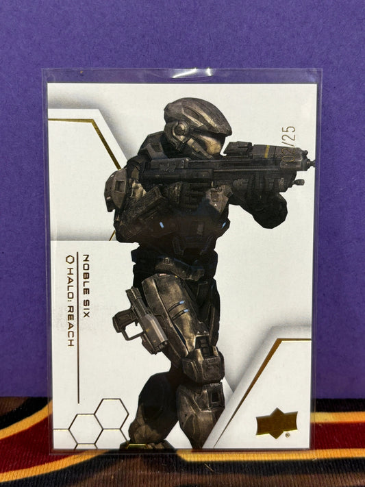 2024 Upper Deck Halo Legacy Collection Zealot /25 Noble Six #54 NM FRENLY BRICKS - Open 7 Days