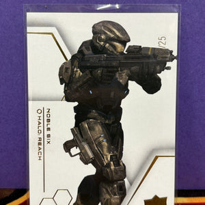 2024 Upper Deck Halo Legacy Collection Zealot /25 Noble Six #54 NM FRENLY BRICKS - Open 7 Days