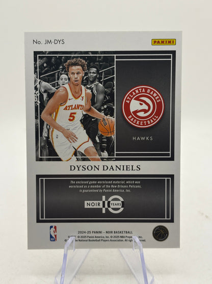 2024-25 Panini Noir Basketball - Dyson Daniels #JM-DYS Patch /99 MISCUT FRENLY BRICKS - Open 7 Days