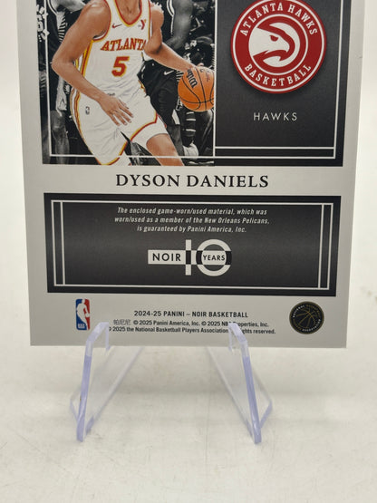 2024-25 Panini Noir Basketball - Dyson Daniels #JM-DYS Patch /99 MISCUT FRENLY BRICKS - Open 7 Days