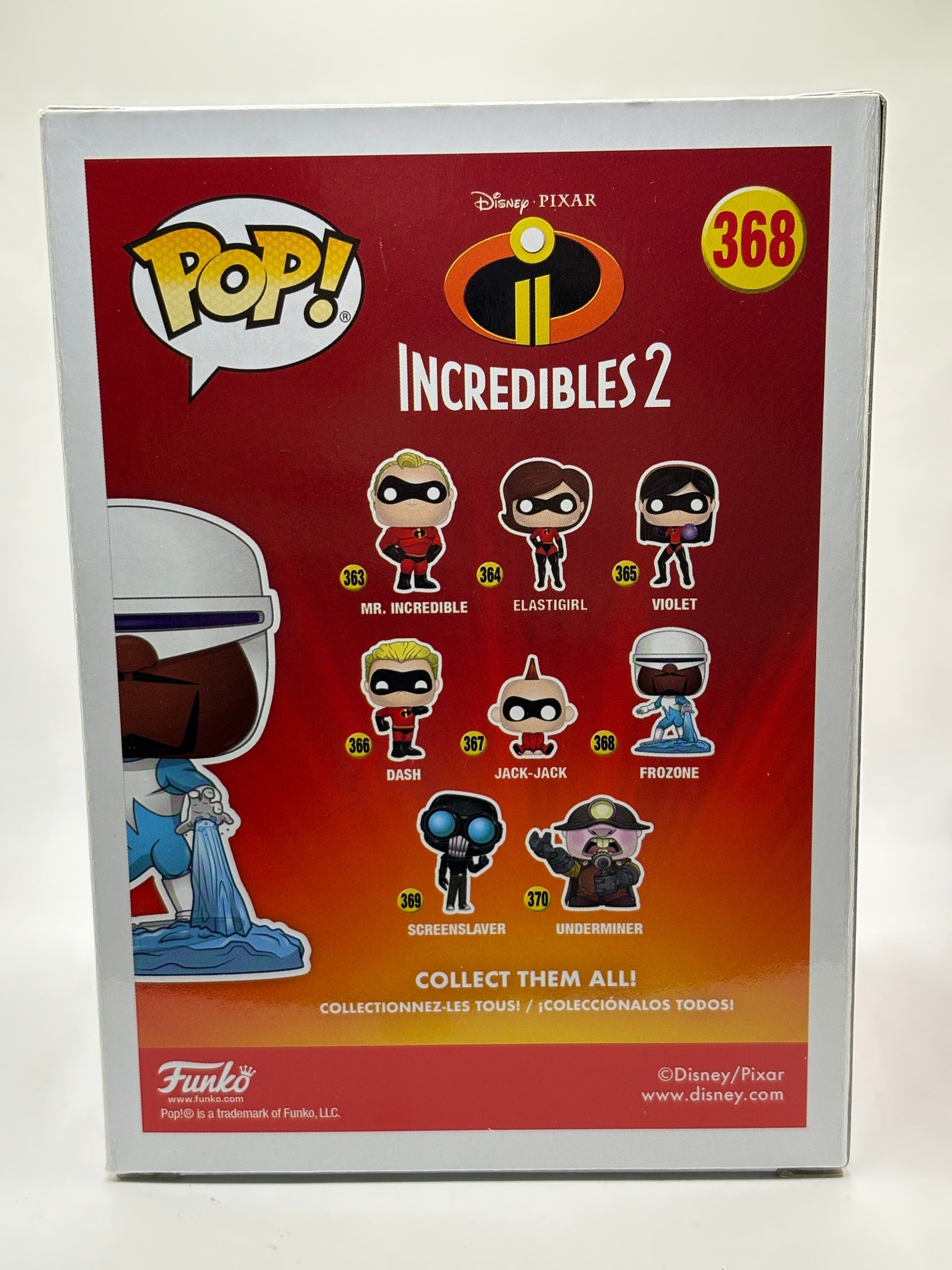 Funko POP! Incredibles 2 #368 Frozone Vinyl Figure FRENLY BRICKS - Open 7 Days