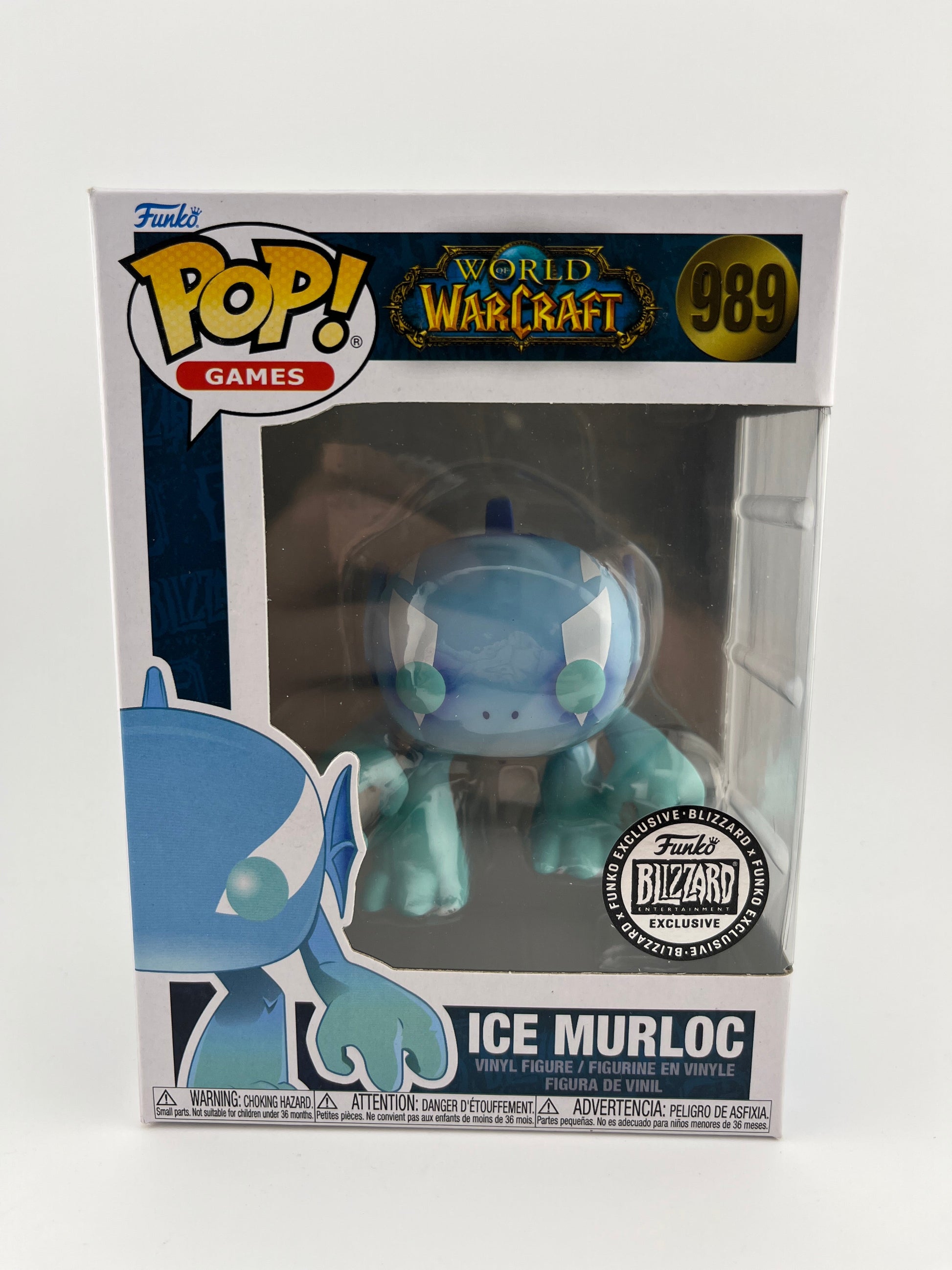 World of Warcraft - "ICE MURLOC" Funko POP! Vinyl Figure #989 Blizzard Exclusive FRENLY BRICKS - Open 7 Days