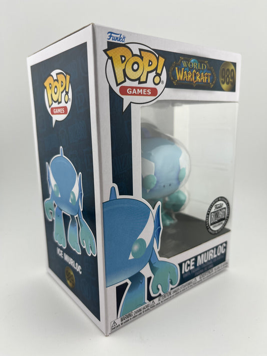 World of Warcraft - "ICE MURLOC" Funko POP! Vinyl Figure #989 Blizzard Exclusive FRENLY BRICKS - Open 7 Days