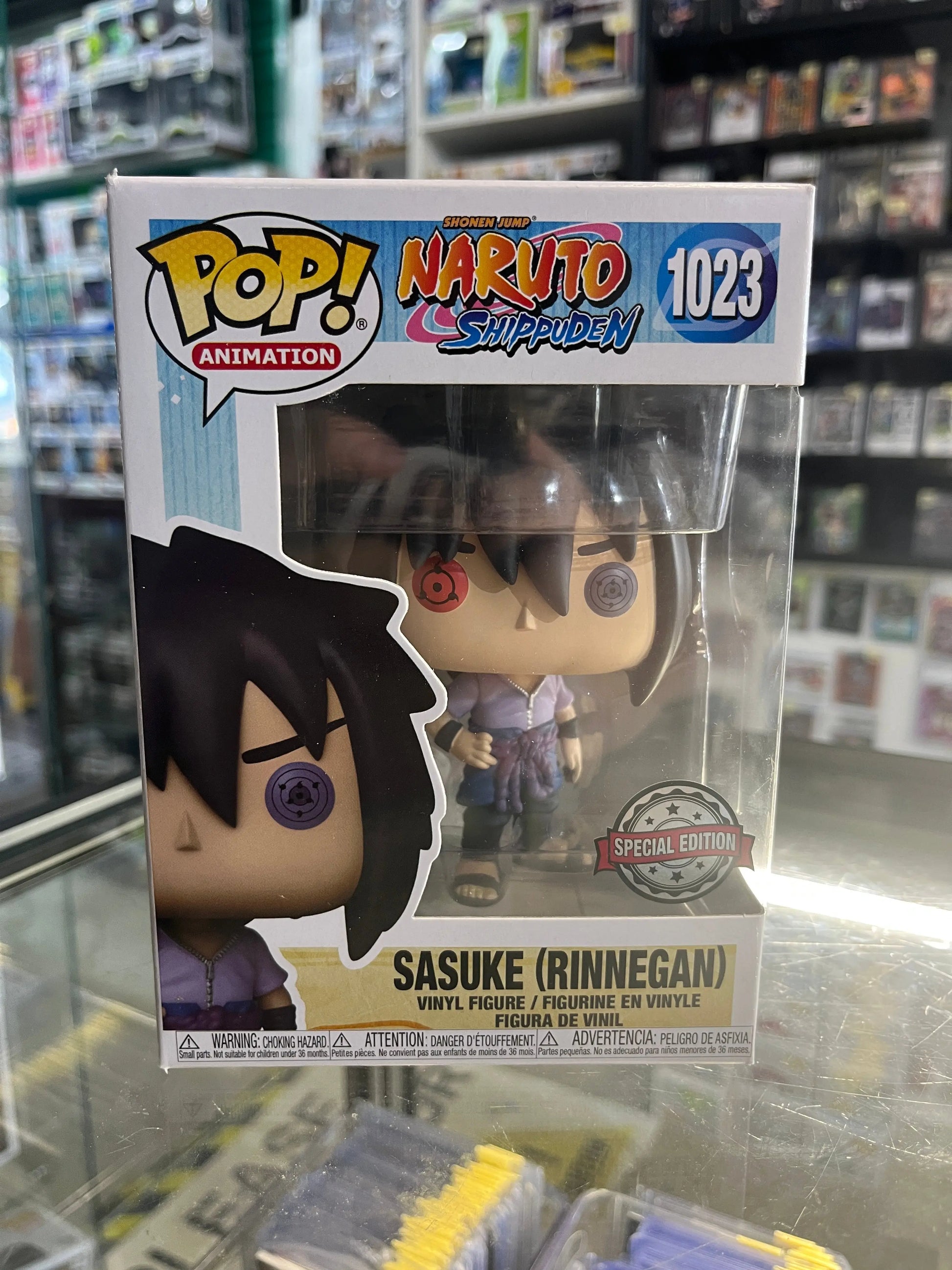 Funko POP Animation - Naruto Shippuden - Sasuke (Rinnegan) #1023 FRENLY BRICKS - Open 7 Days