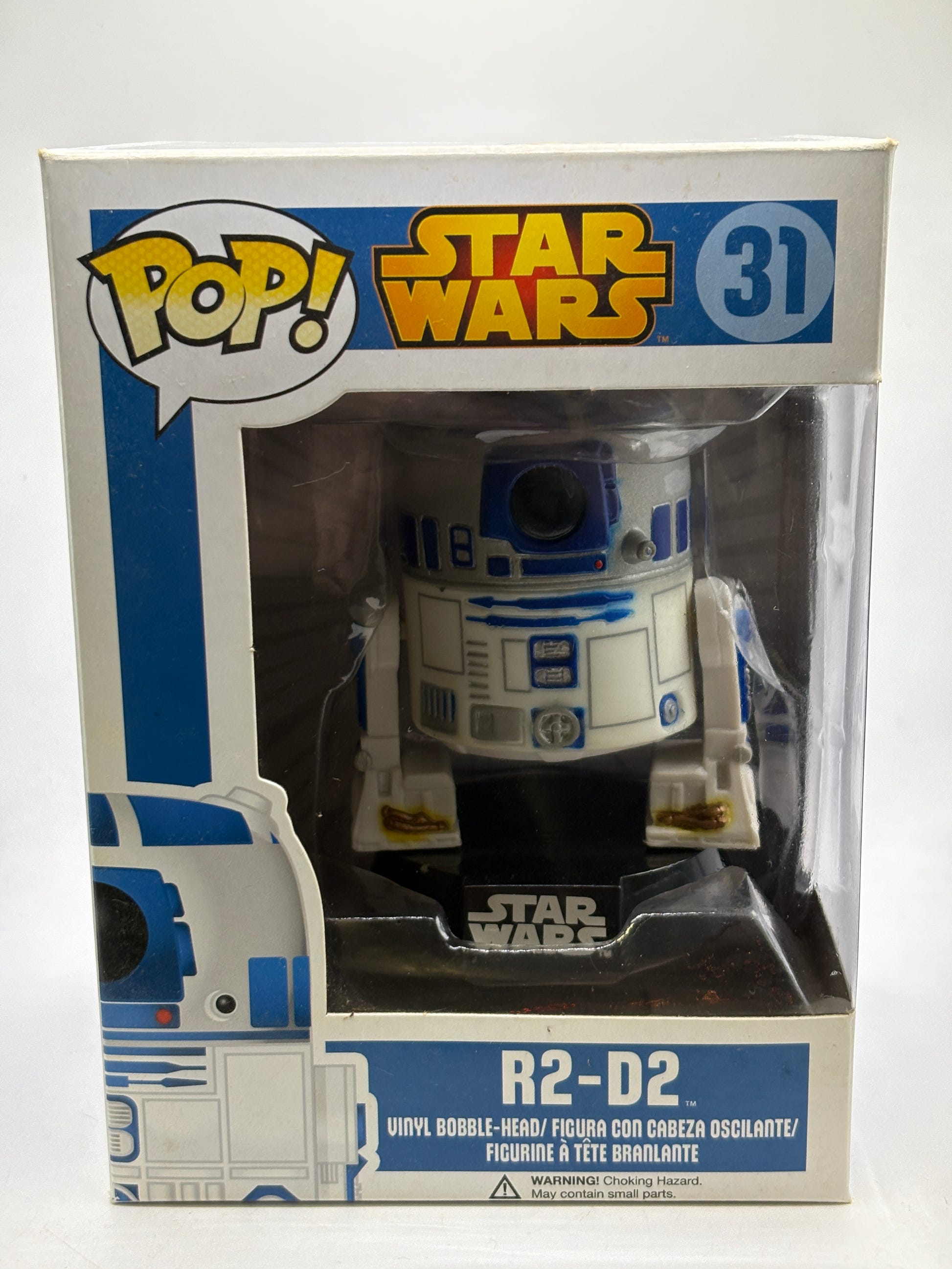 Funko POP! Star Wars #31 R2-D2 Vinyl Bobble-Head Blue Box image 1