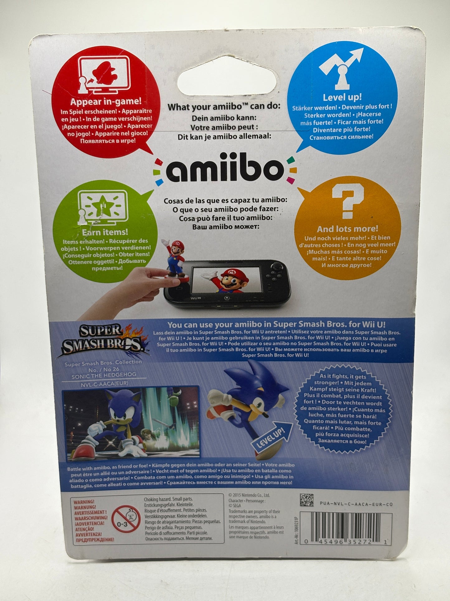 Nintendo Amiibo Super Smash Bros Collection Sonic the Hedgehog #26 Sealed FRENLY BRICKS - Open 7 Days