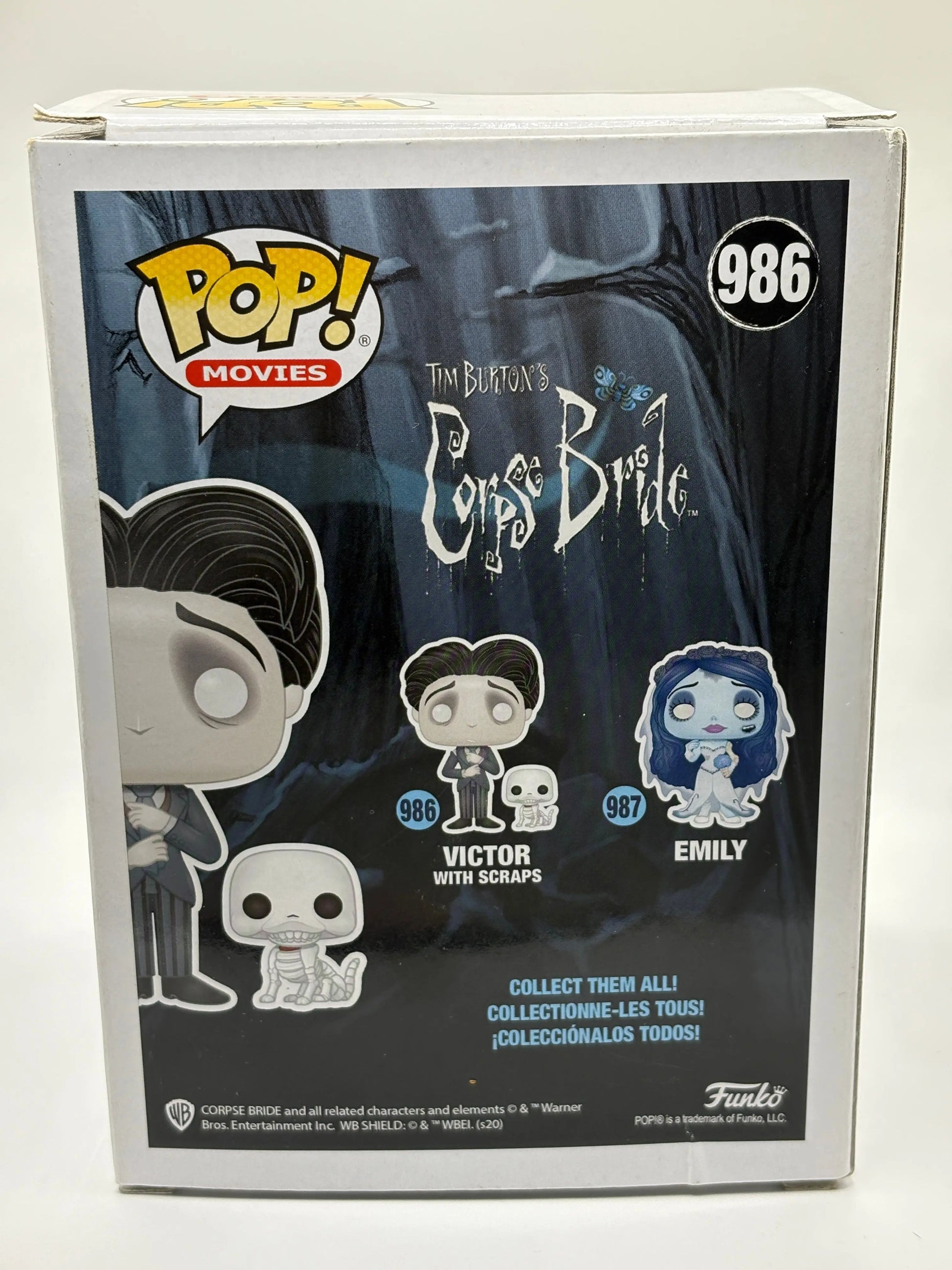 Funko POP! Movies Corpse Bride #986 Victor with Scraps FRENLY BRICKS - Open 7 Days