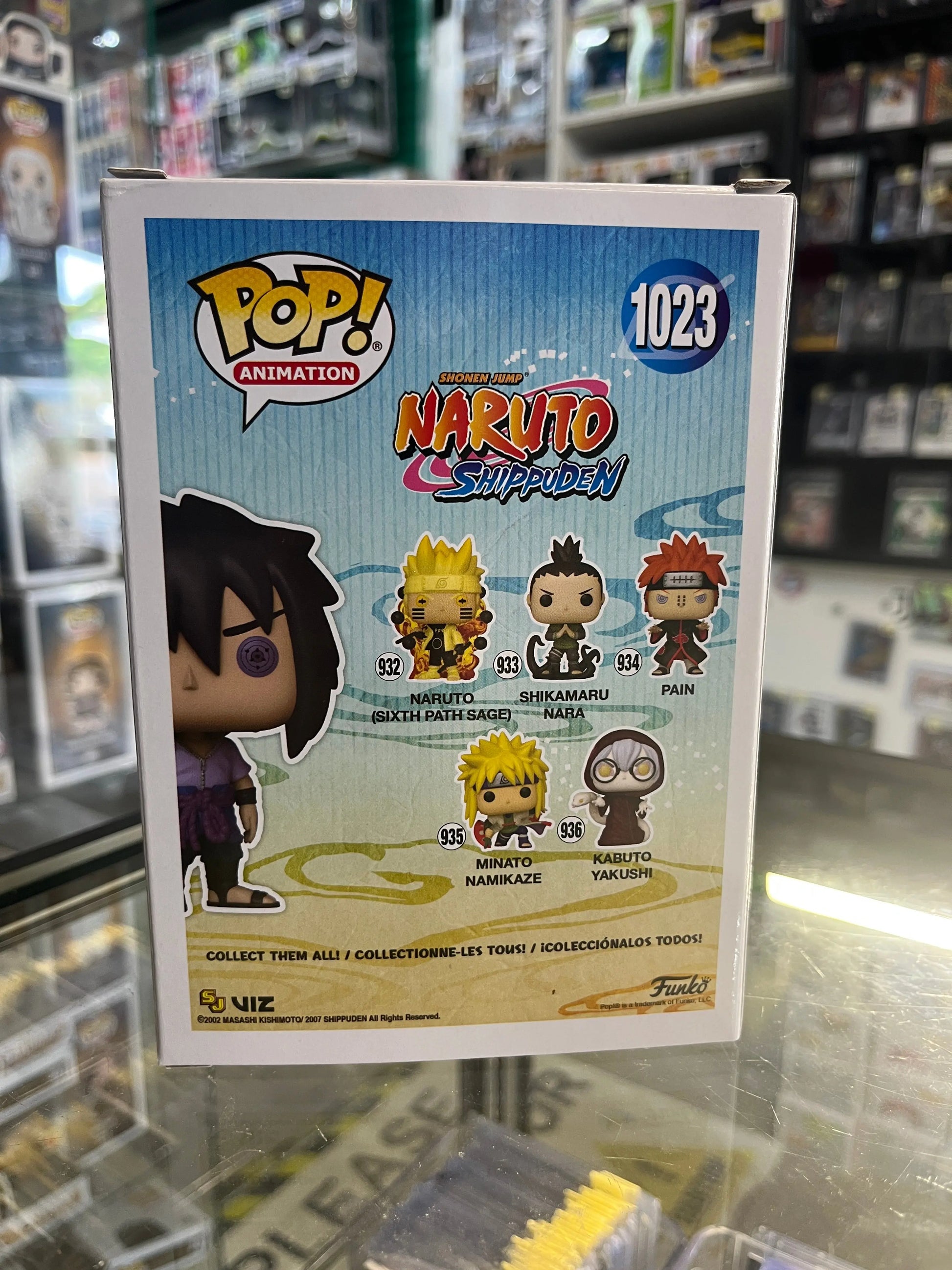 Funko POP Animation - Naruto Shippuden - Sasuke (Rinnegan) #1023 FRENLY BRICKS - Open 7 Days