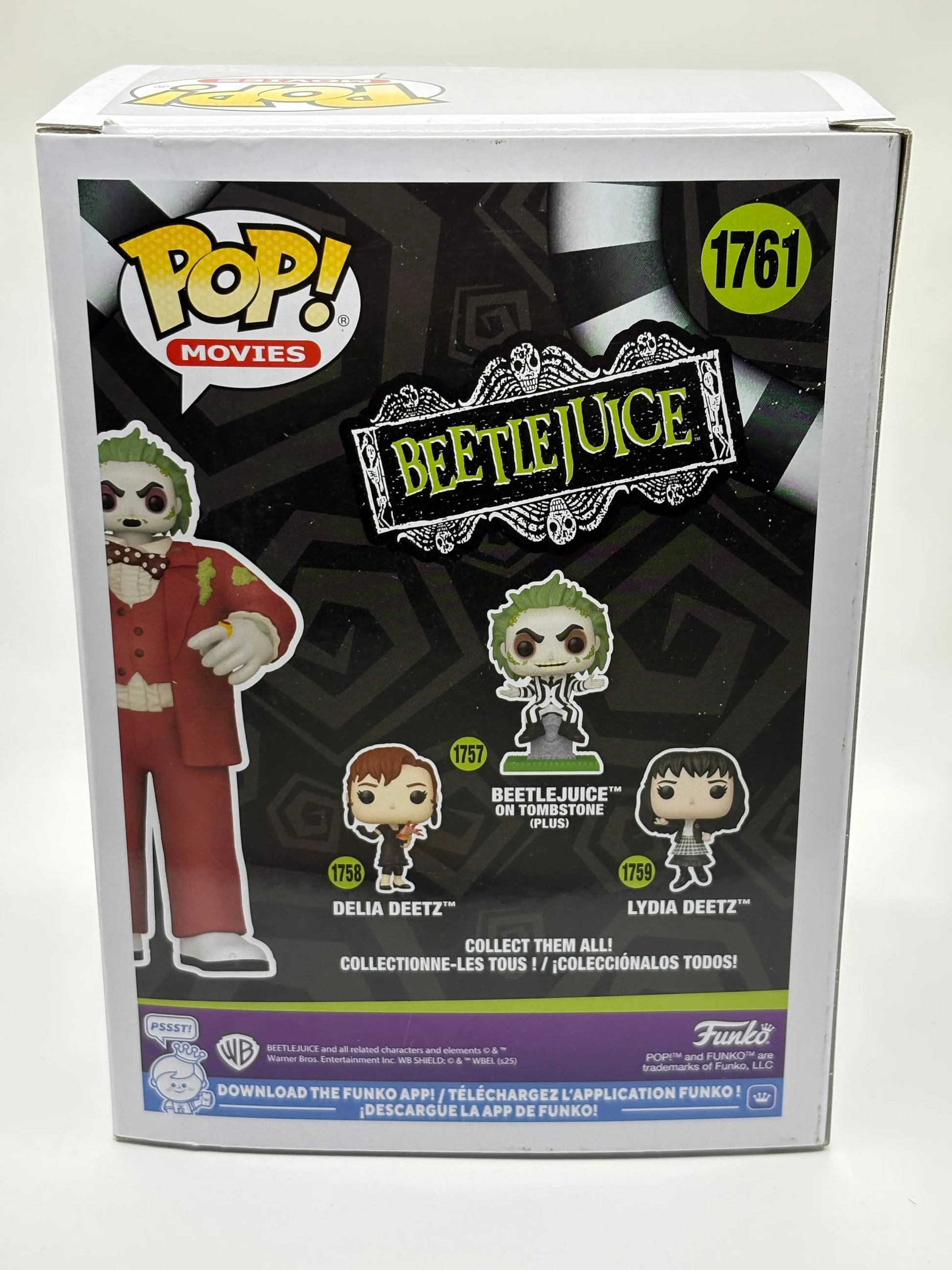 Funko POP! Movies Beetlejuice #1761 Beetlejuice Shrunken Head SE FRENLY BRICKS - Open 7 Days