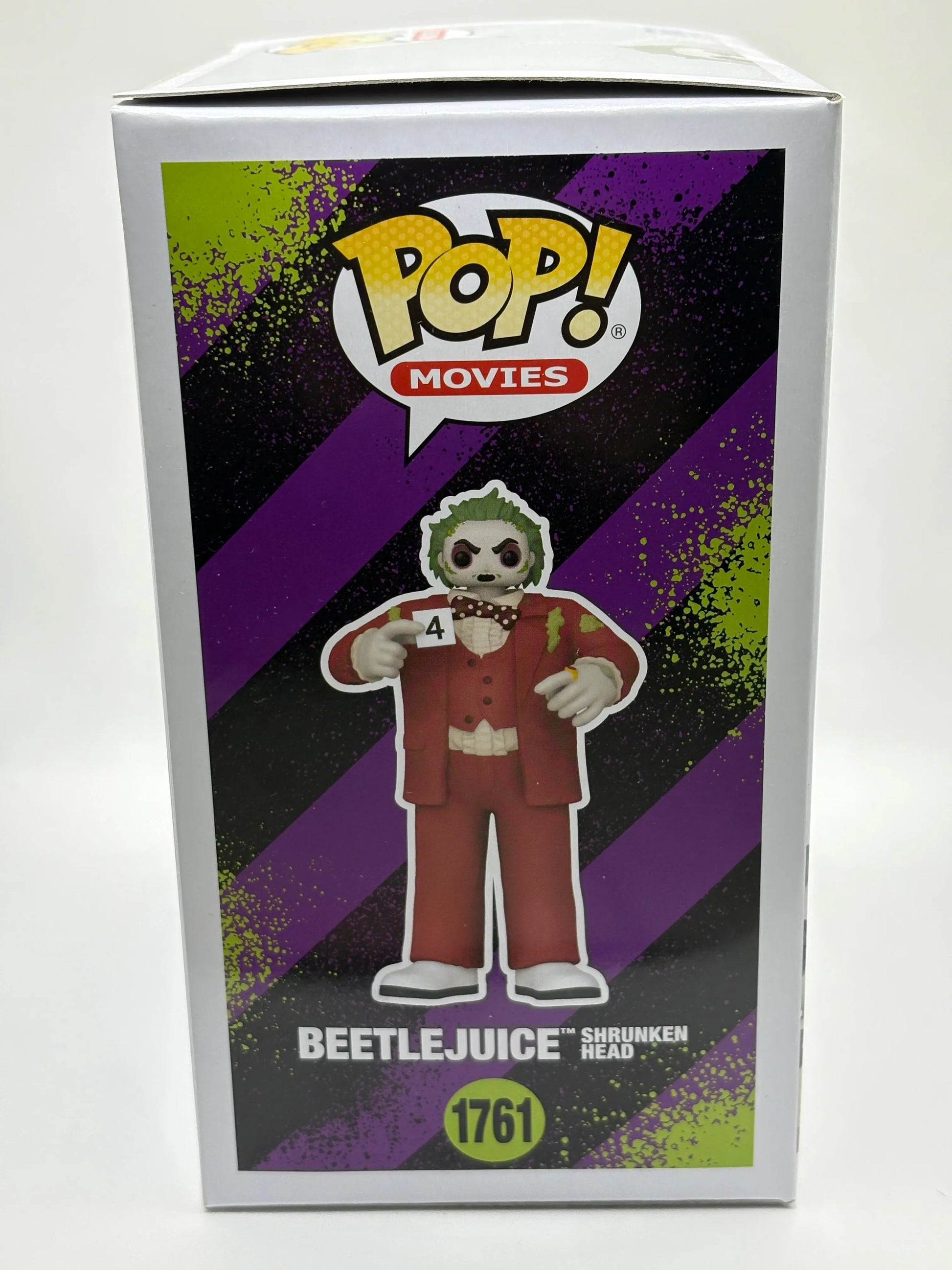 Funko POP! Movies Beetlejuice #1761 Beetlejuice Shrunken Head SE FRENLY BRICKS - Open 7 Days