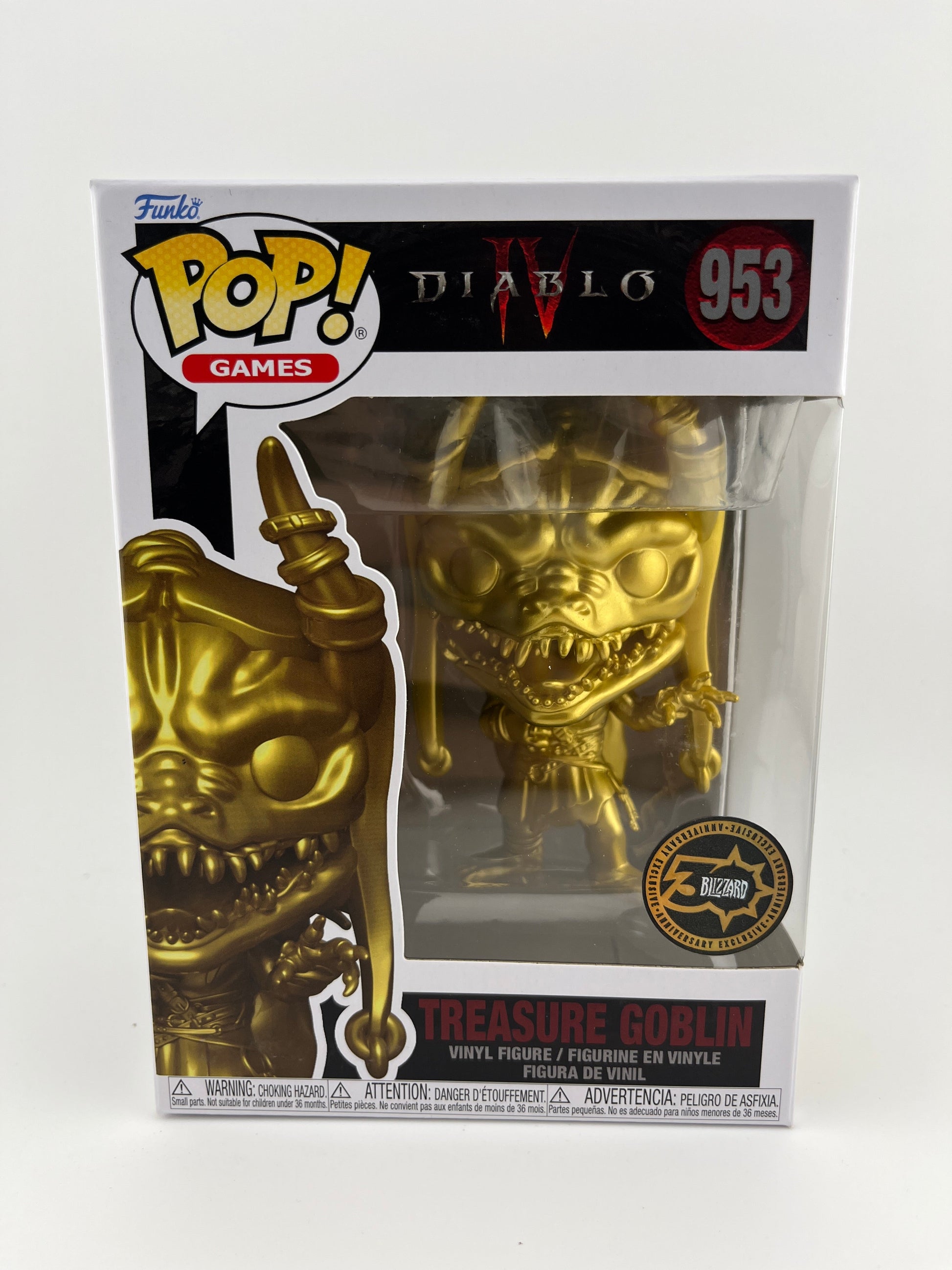 Funko Pop! Games Diablo 4 Treasure Goblin (Gold) Blizzard Gear Store Exclusive FRENLY BRICKS - Open 7 Days
