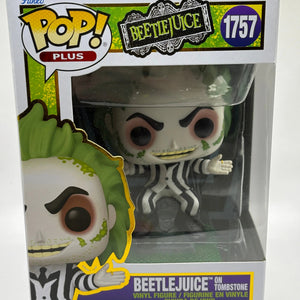 Funko POP! Plus Beetlejuice #1757 Beetlejuice on Tombstone FRENLY BRICKS - Open 7 Days