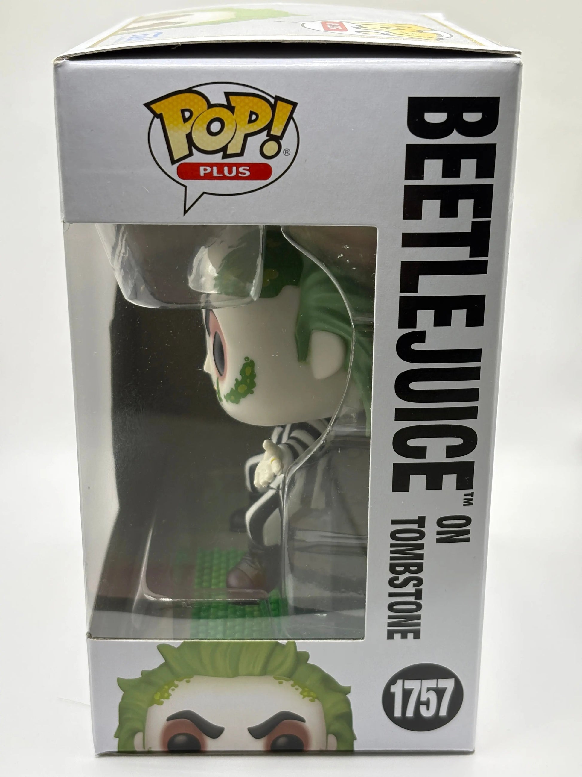 Funko POP! Plus Beetlejuice #1757 Beetlejuice on Tombstone FRENLY BRICKS - Open 7 Days