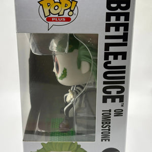 Funko POP! Plus Beetlejuice #1757 Beetlejuice on Tombstone FRENLY BRICKS - Open 7 Days