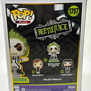Funko POP! Plus Beetlejuice #1757 Beetlejuice on Tombstone FRENLY BRICKS - Open 7 Days