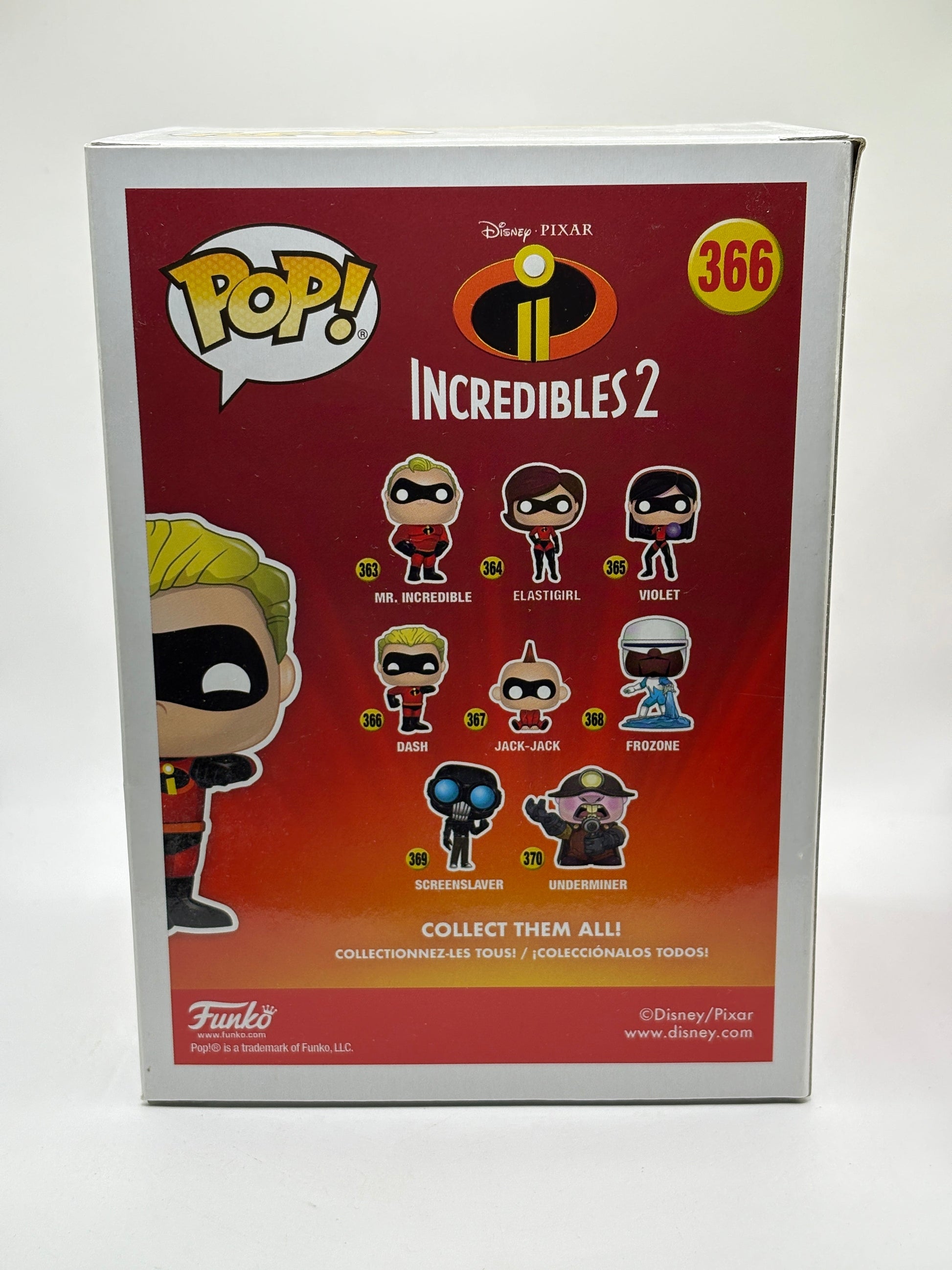 Funko POP! Disney Incredibles 2 #366 Dash Vinyl Figure FRENLY BRICKS - Open 7 Days