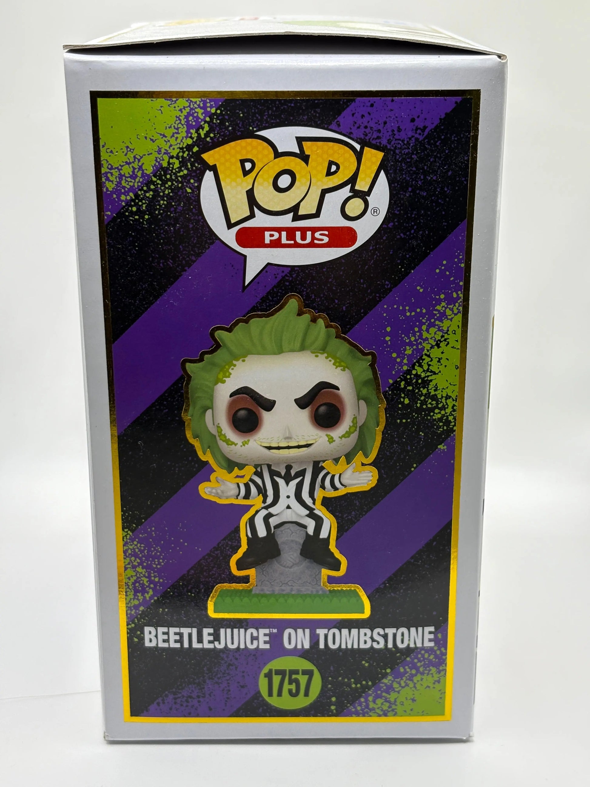 Funko POP! Plus Beetlejuice #1757 Beetlejuice on Tombstone FRENLY BRICKS - Open 7 Days