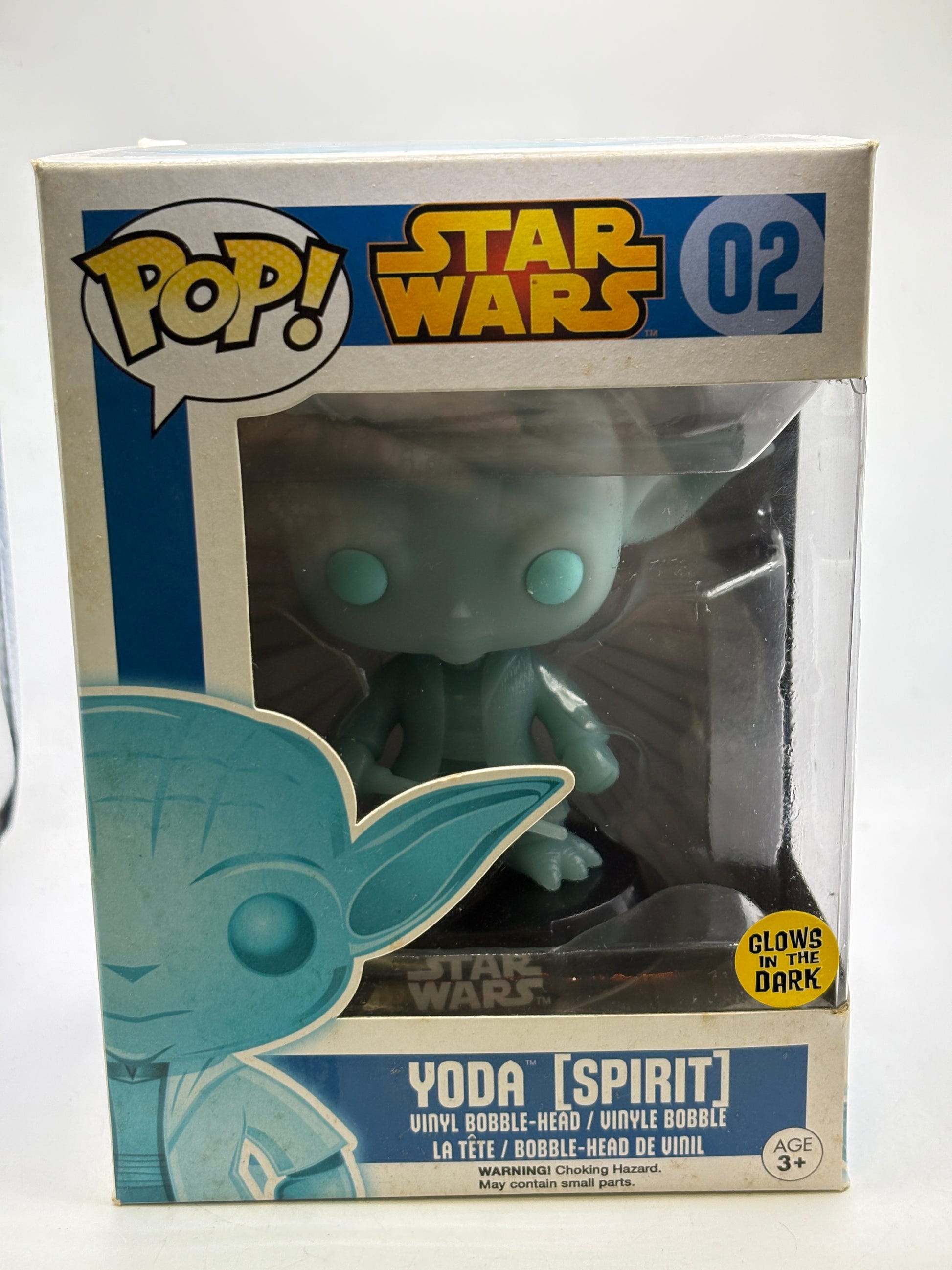Funko POP! Star Wars #02 Yoda [Spirit] Vinyl Bobble-Head Glow image 1