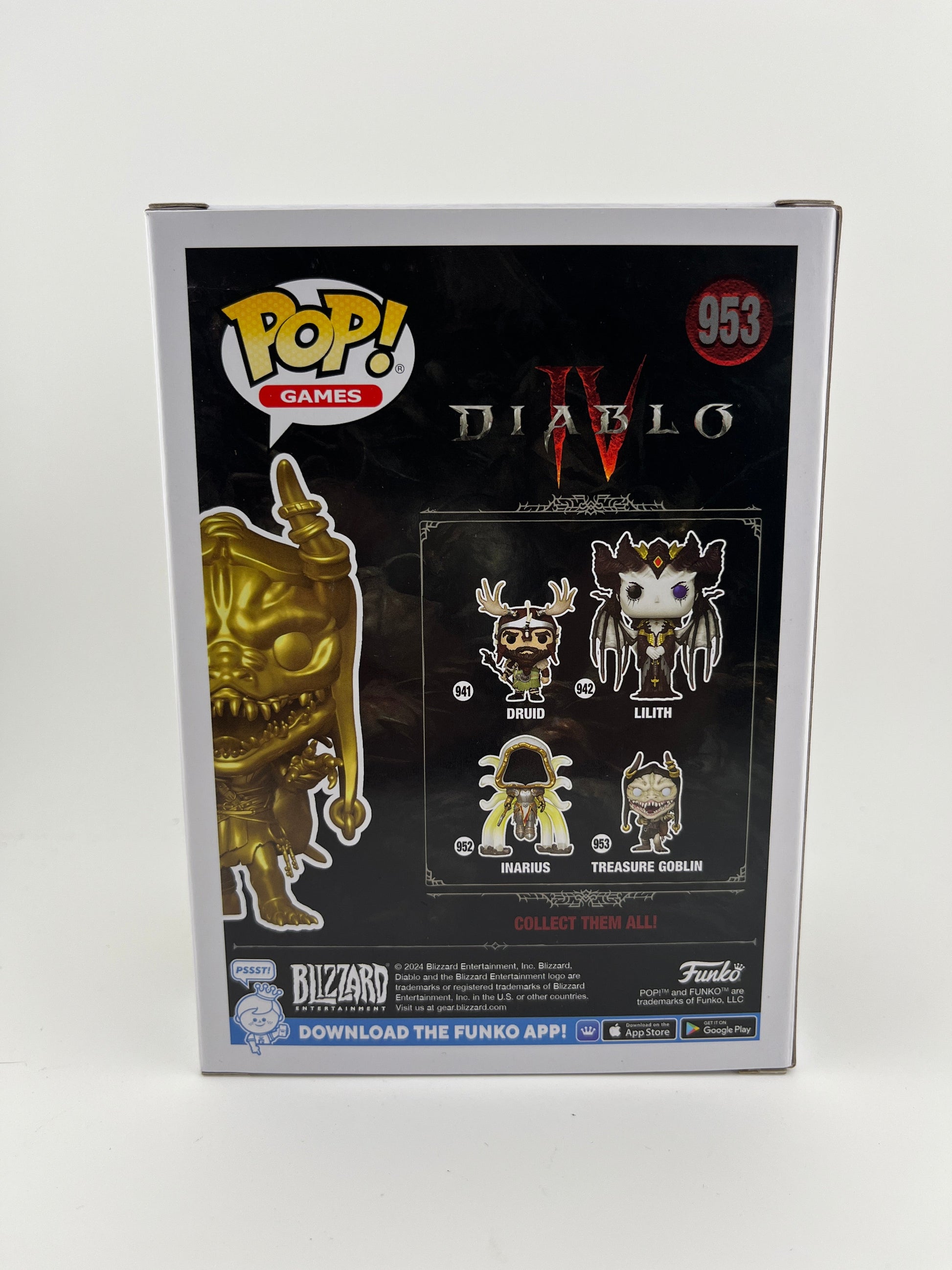 Funko Pop! Games Diablo 4 Treasure Goblin (Gold) Blizzard Gear Store Exclusive FRENLY BRICKS - Open 7 Days